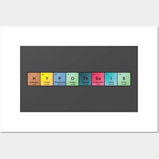 Hypothesis Elements Periodic Table Posters and Art